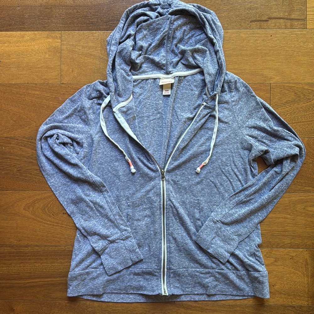 Mossimo Supply Co. Women’s Blue Zip Up Hoodie